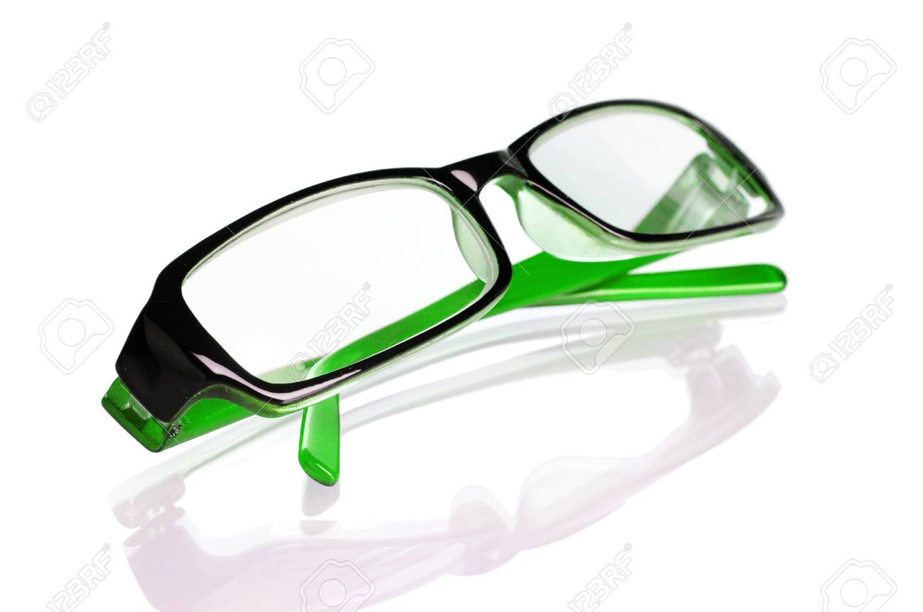grüne brille