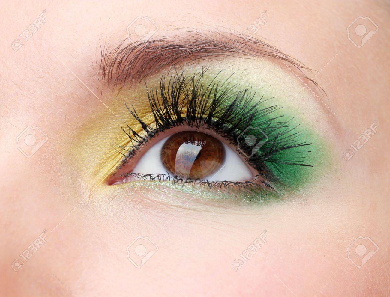 beautiful female eye with bright make-up - 12632552 beautiful female eye with bright make-up - 12632552