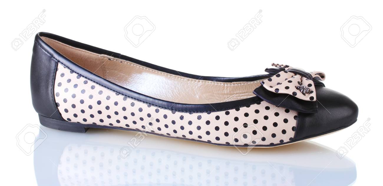 polka dot flats ballet flat