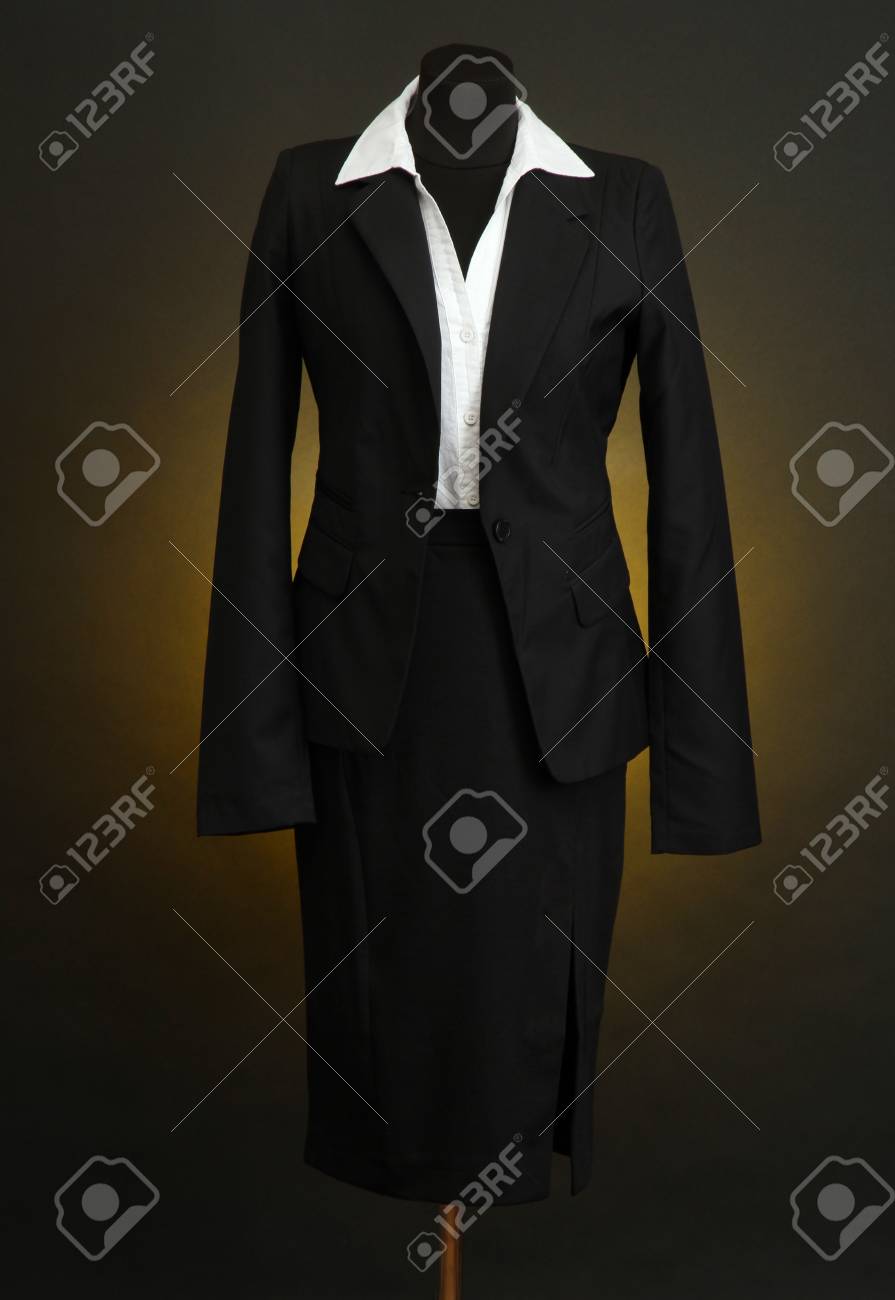 White skirt black coat Clearance