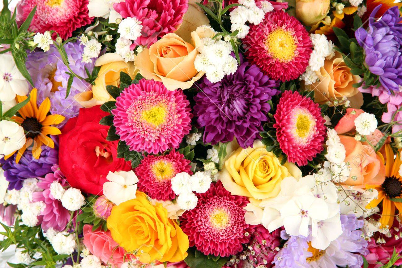 明るい花の背景 の写真素材 画像素材 Image