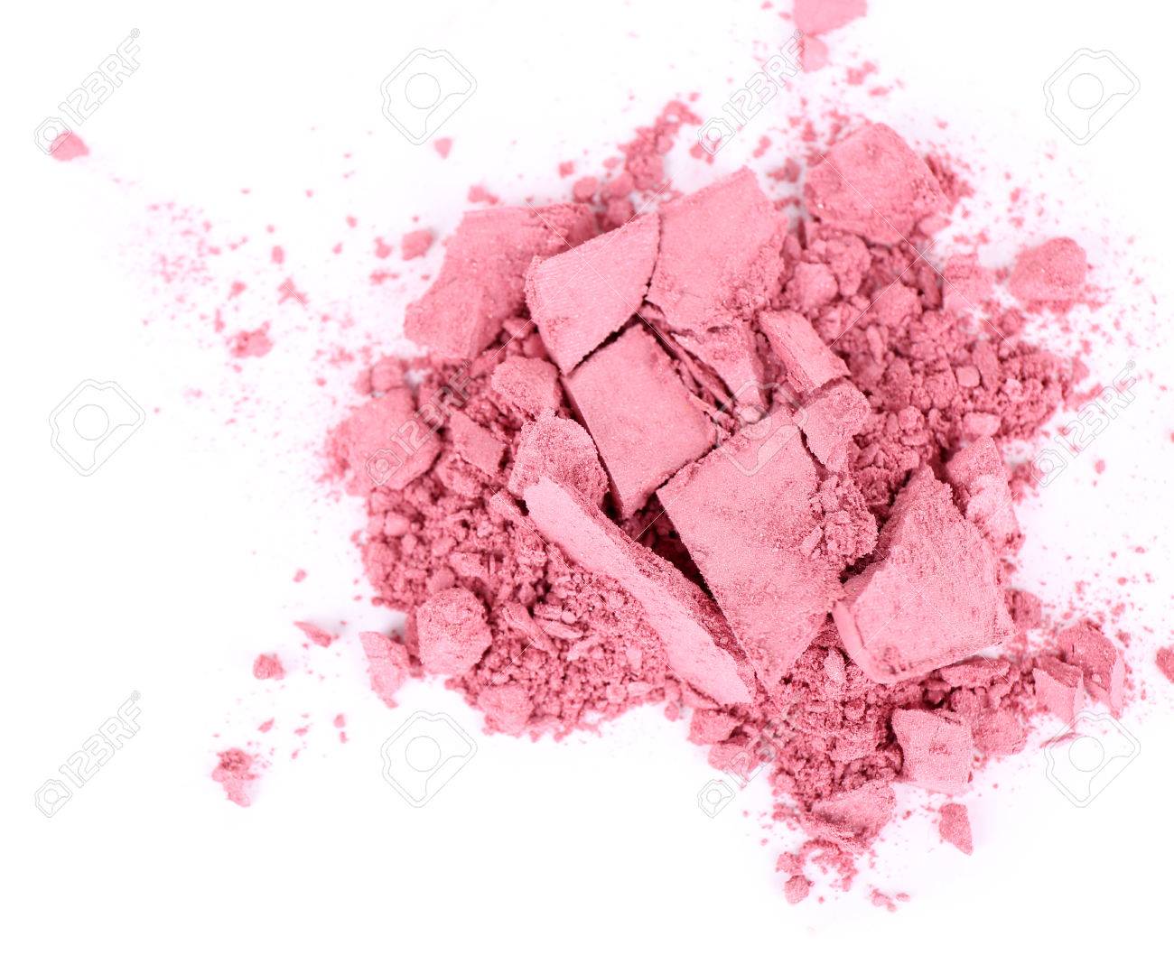 crushed eyeshadow isolated on white stock photo picture and royalty