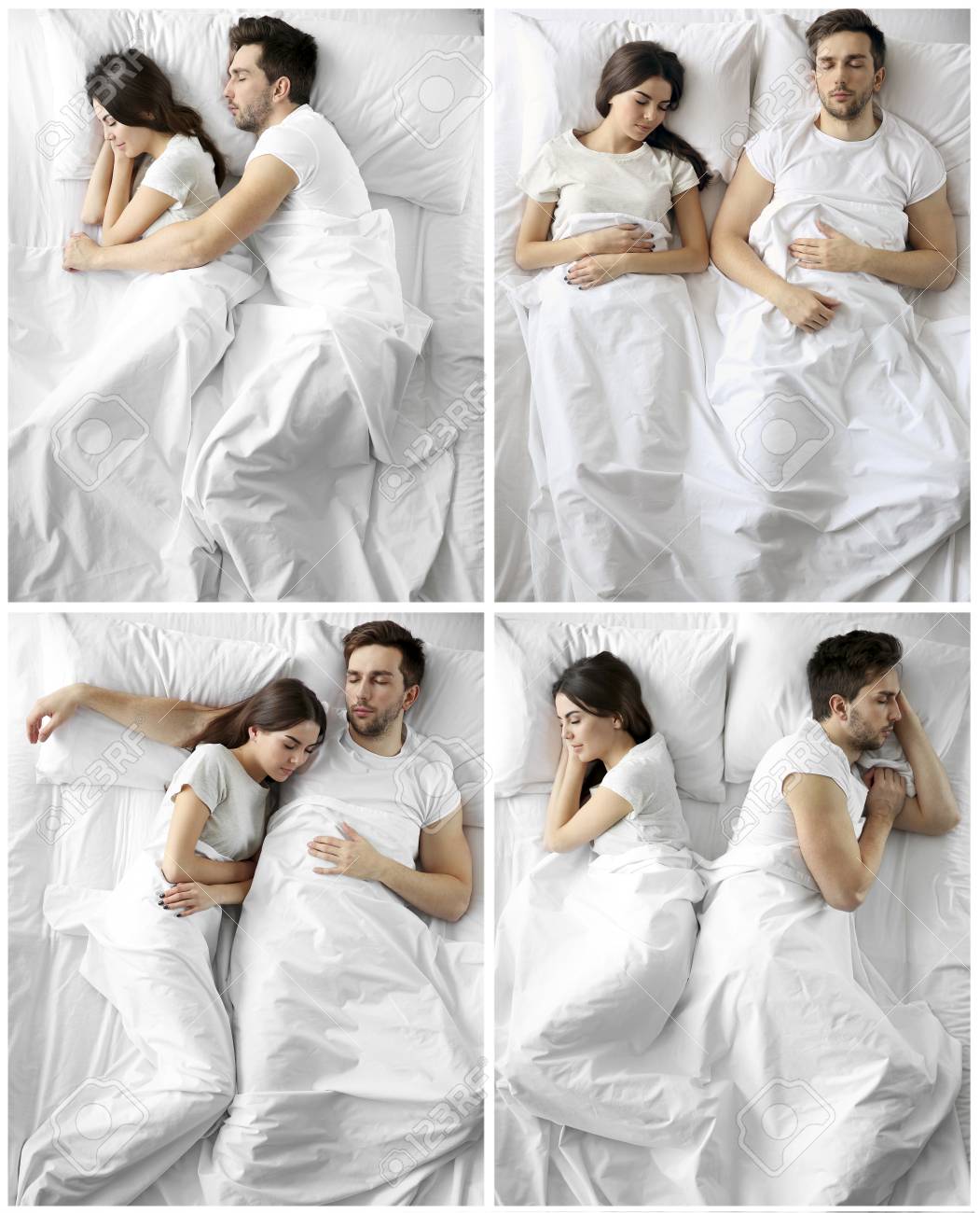 couple sleeping dress