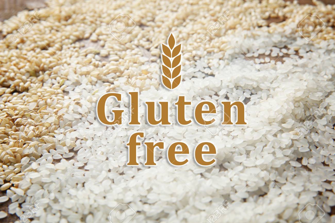 グルテンフリー食品のコンセプト 米の品揃えの背景 の写真素材 画像素材 Image