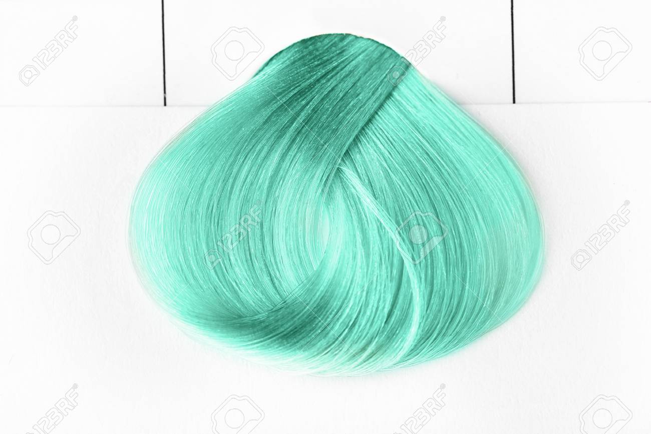 mint green hair color