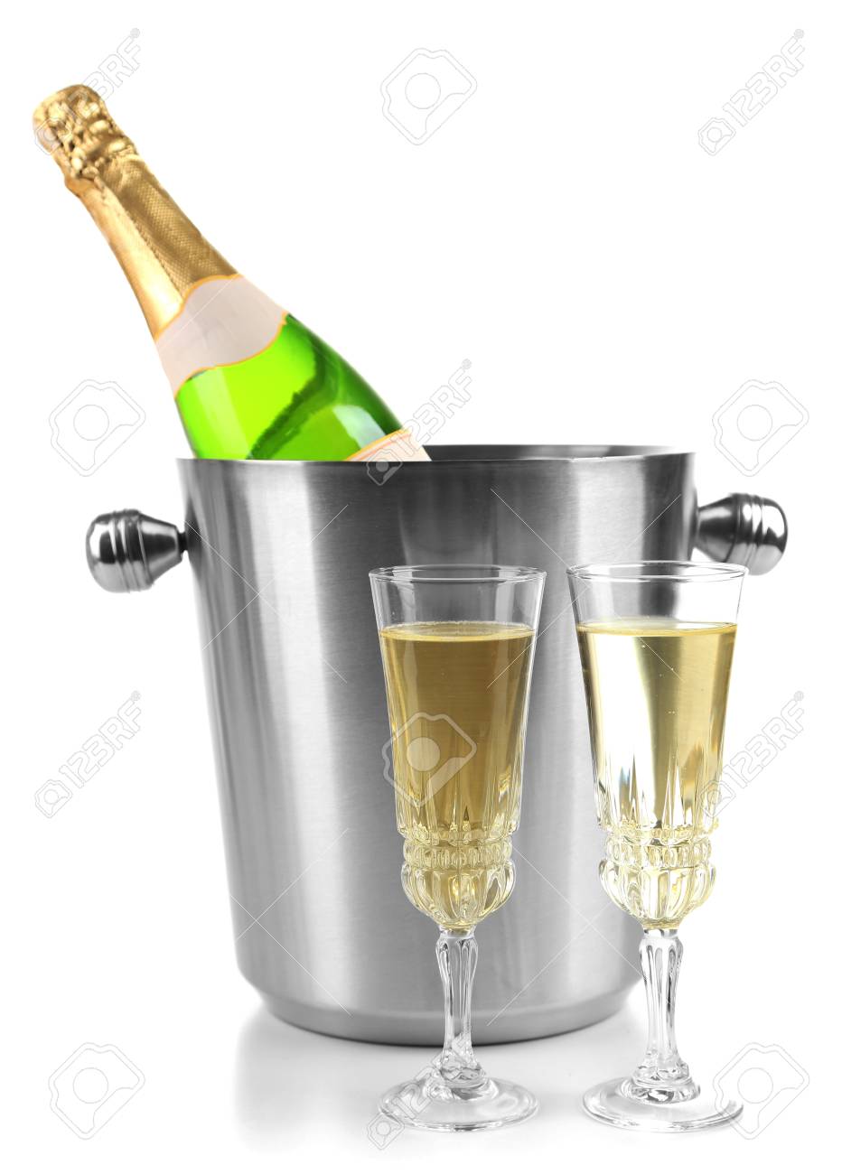 champagne in bucket