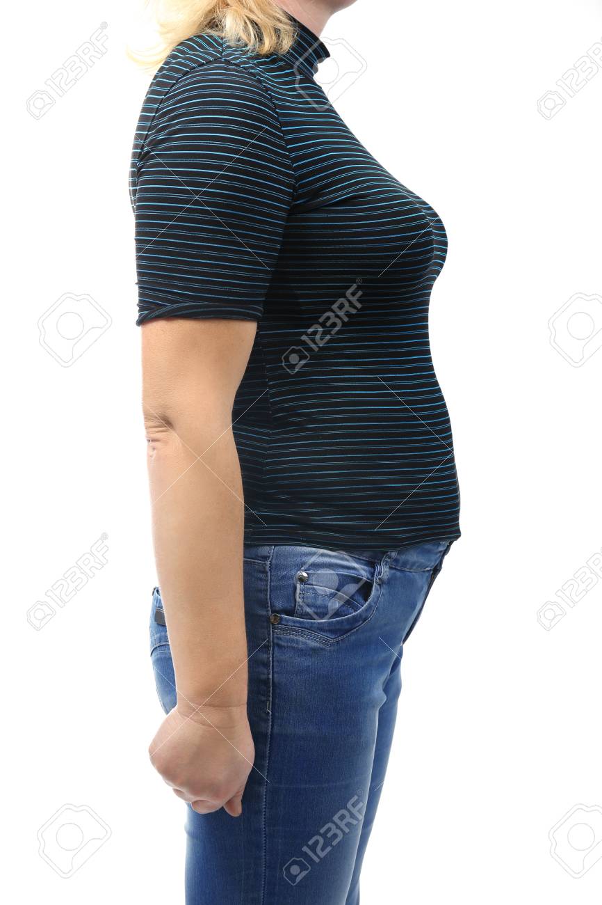 chubby girl in jeans