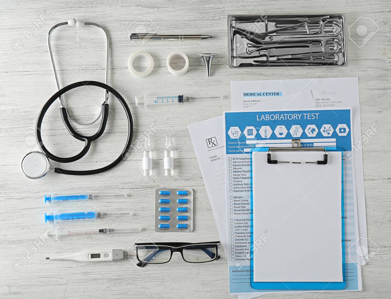 doctor set items names