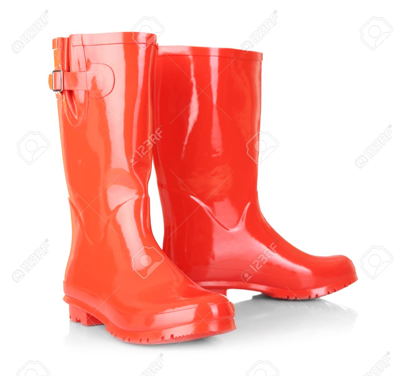 cheap red rain boots