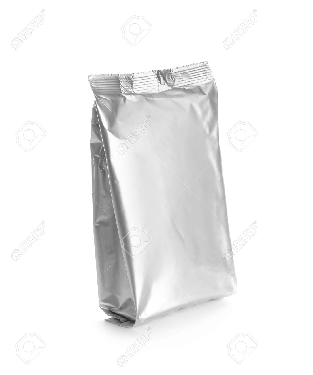 Download Blank Foil Pouch On White Background Mockup For Design Stock Photo Picture And Royalty Free Image Image 99326165 PSD Mockup Templates