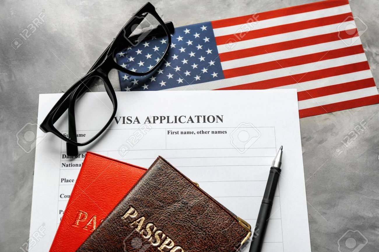 application form visa and on flag American table... Passports, Passports, table... form application American on and visa flag
