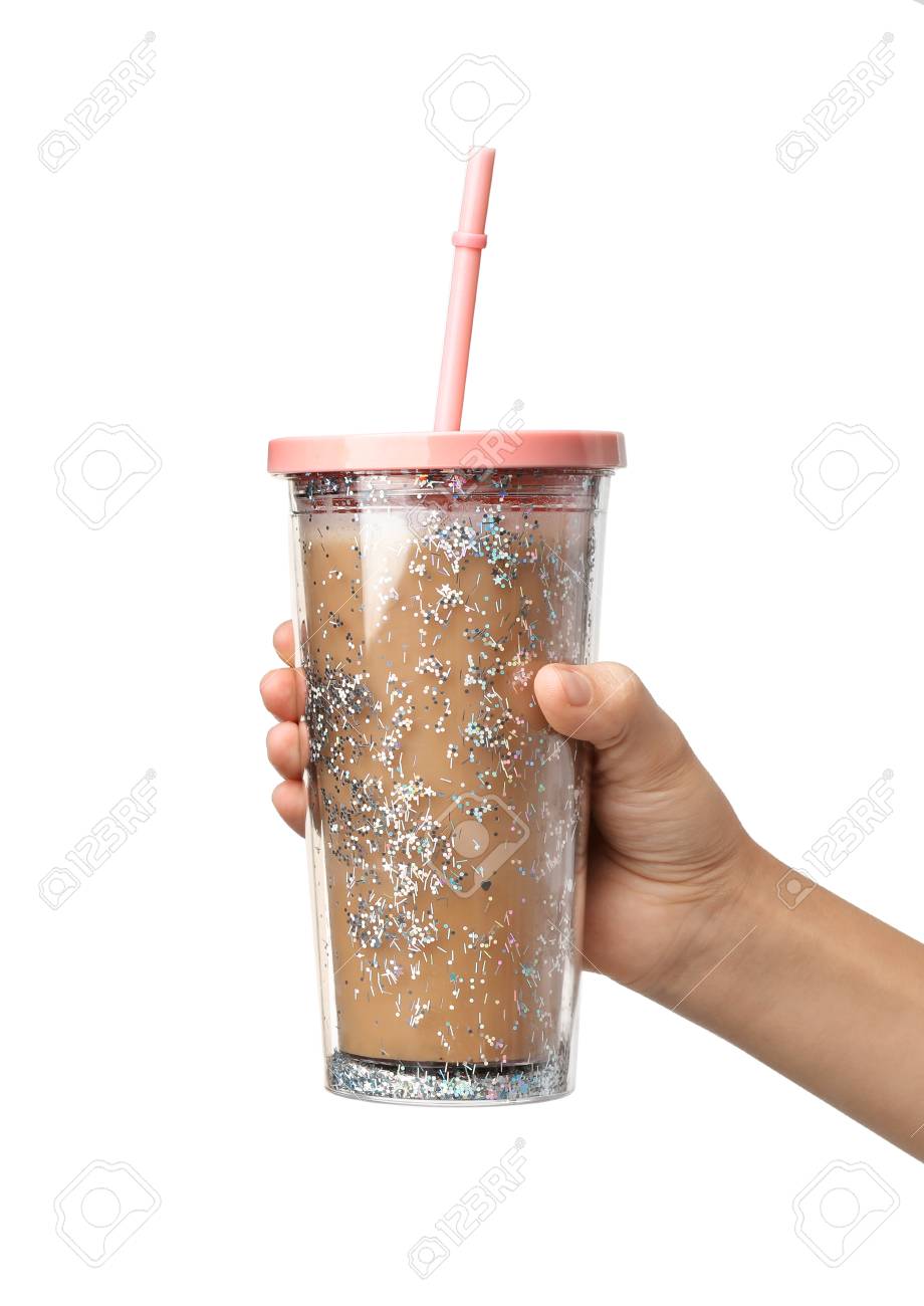 coffee tumbler with straw