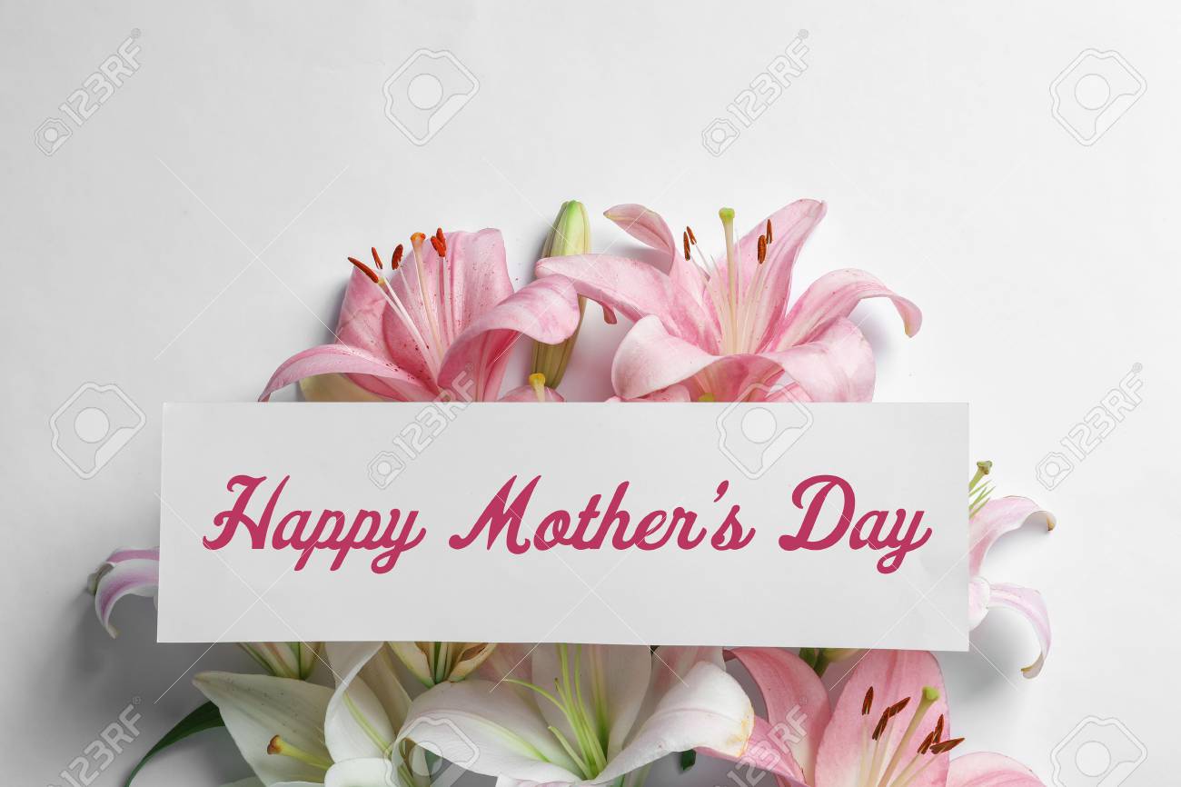 image of happy mothers day flowers