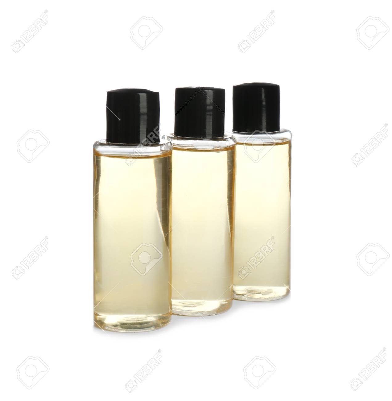 Download Mini Bottles With Cosmetic Products On White Background Hotel Stock Photo Picture And Royalty Free Image Image 121075658
