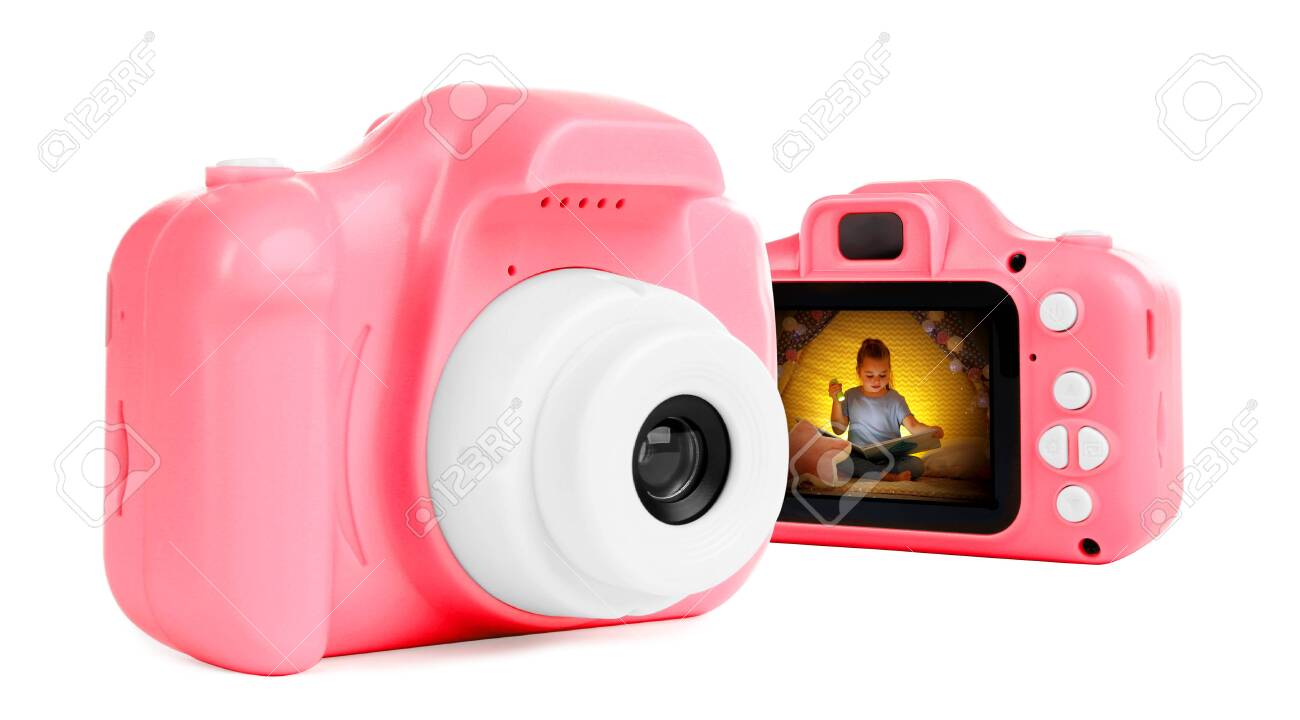 pink toy camera