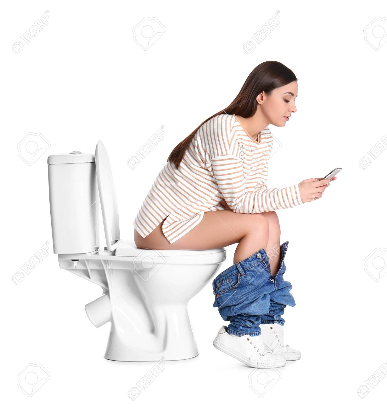 Women Pooping In Toilet Women Pooping In Toilet