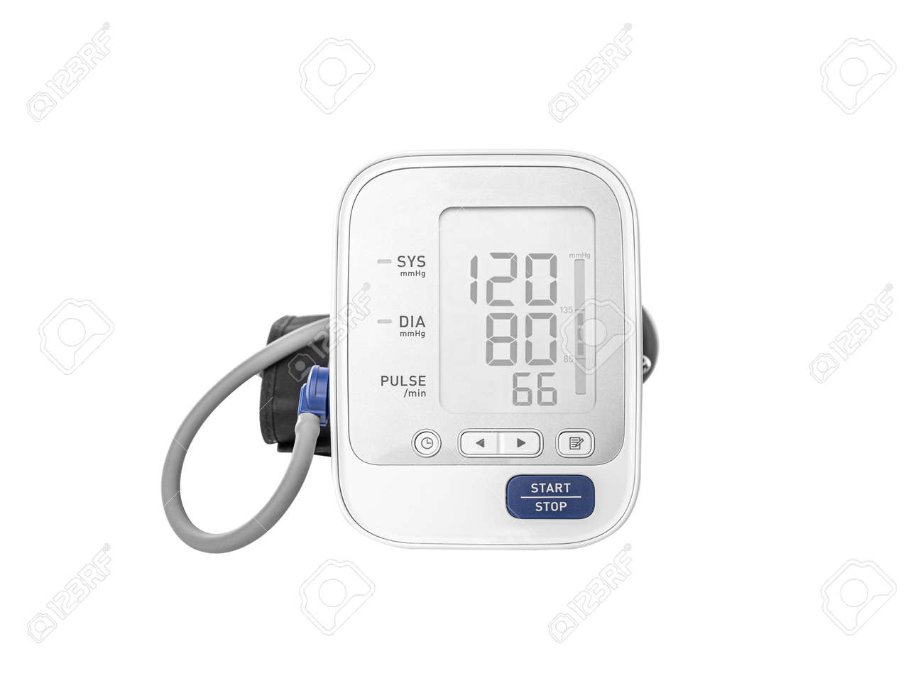 Medical electronic tonometer on white background - 155951446 Medical electronic tonometer on white background - 155951446