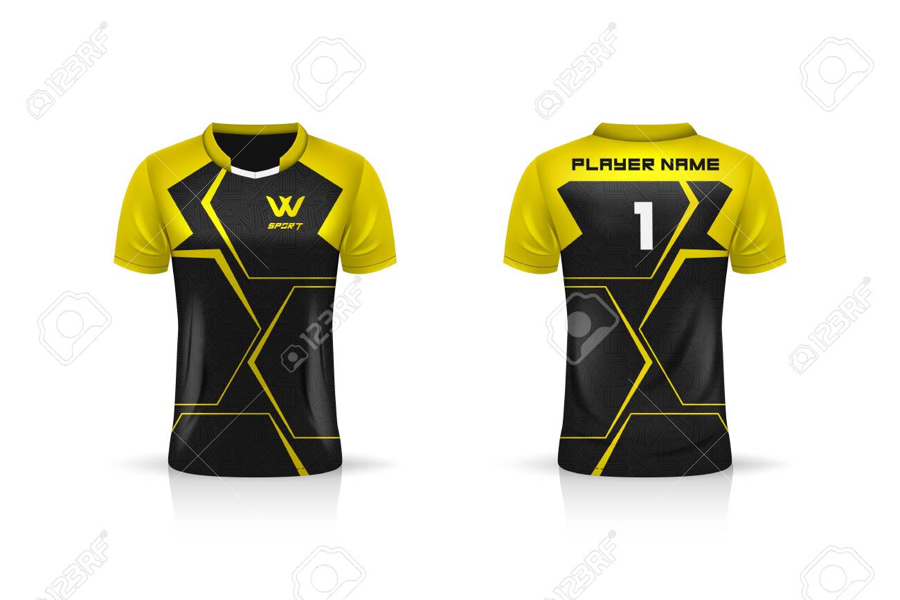 Download Specification Soccer Sport Esport Gaming T Shirt Jersey Template Royalty Free Cliparts Vectors And Stock Illustration Image 148255380