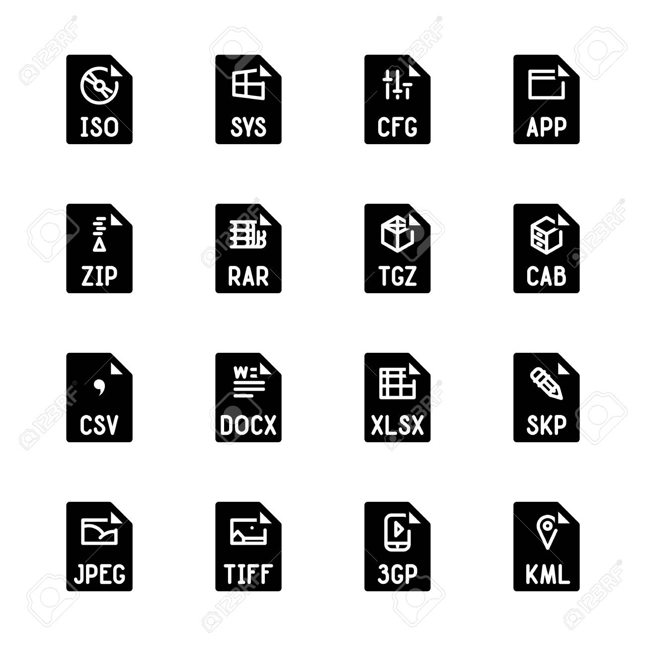 ファイルの種類のアイコン その他 のイラスト素材 ベクタ Image
