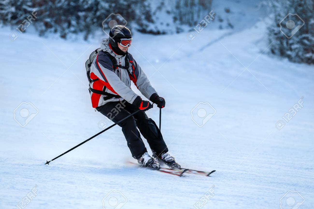 downhill ski suit