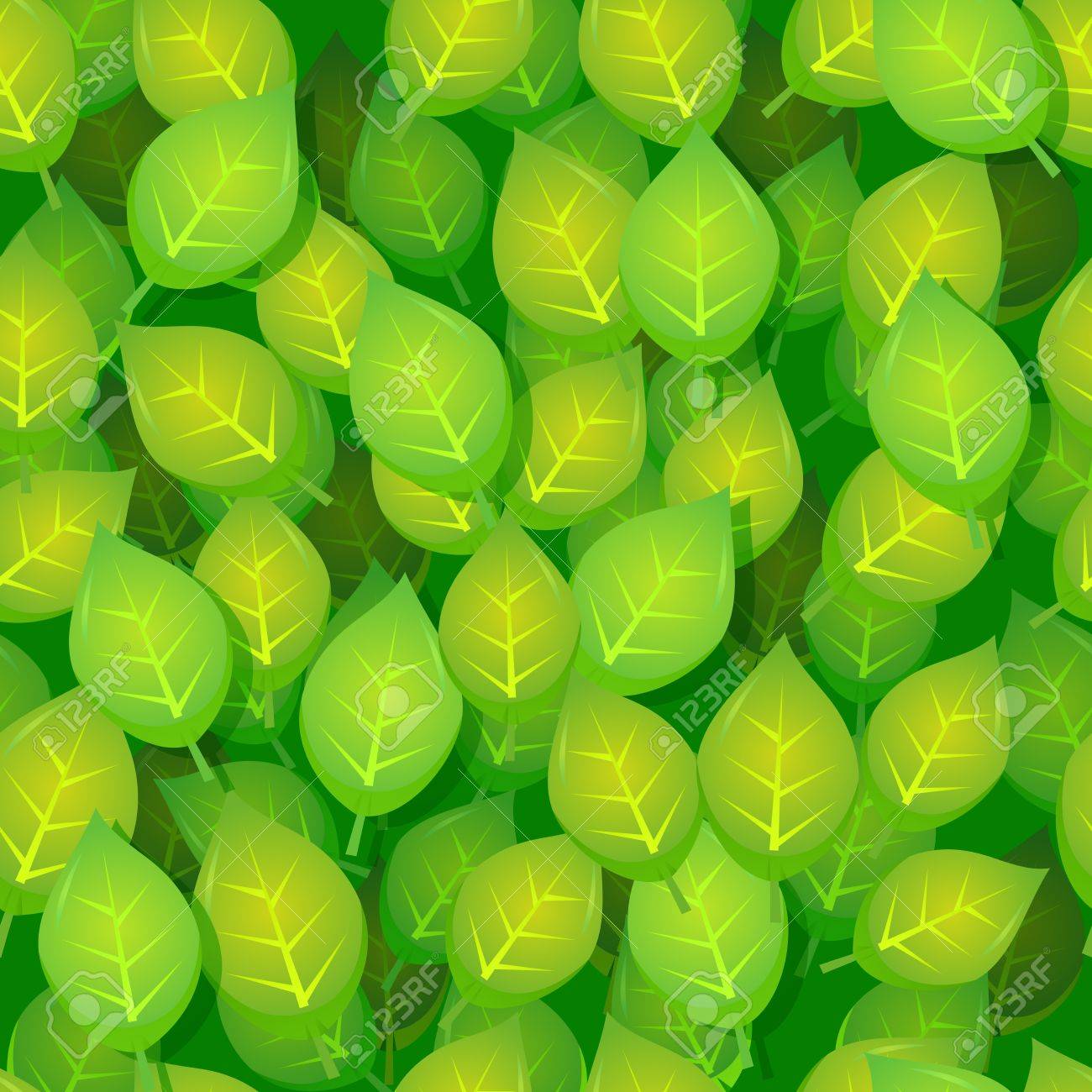 シンプルな緑とのシームレスな壁紙の背景の図葉のばねまたは夏の飾り のイラスト素材 ベクタ Image シンプルな緑とのシームレスな壁紙の背景の図葉のばねまたは夏の飾り のイラスト素材 ベクタ Image