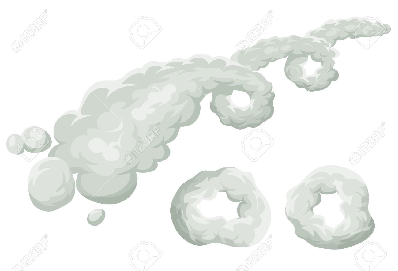 Illustration of a cartoon smoke swirling spiral with wind and vortex effect, and two clouds rings - 51362520 Illustration of a cartoon smoke swirling spiral with wind and vortex effect, and two clouds rings - 51362520