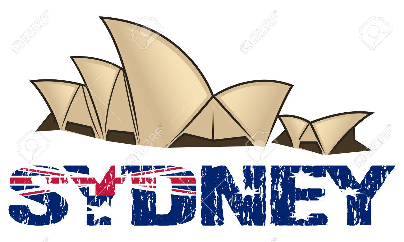 Australia Flag Iconic Opera House Square Tie Clip Australia Flag Iconic Opera House Square Tie Clip