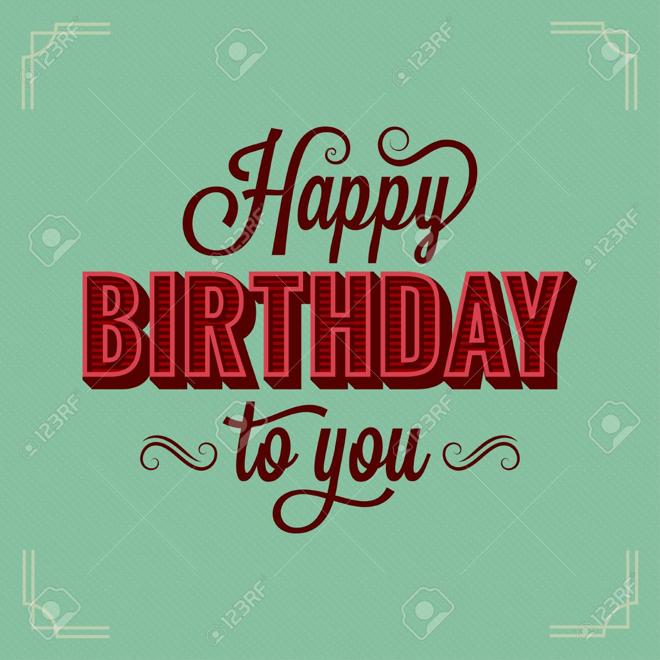 happy birthday vintage lettering design background royalty free happy birthday lettering designs