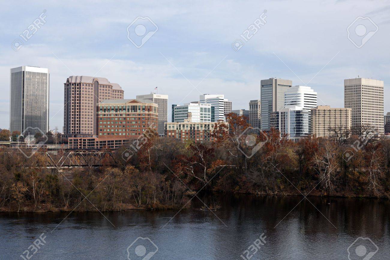 リッチモンド バージニア州のパノラマ の写真素材 画像素材 Image