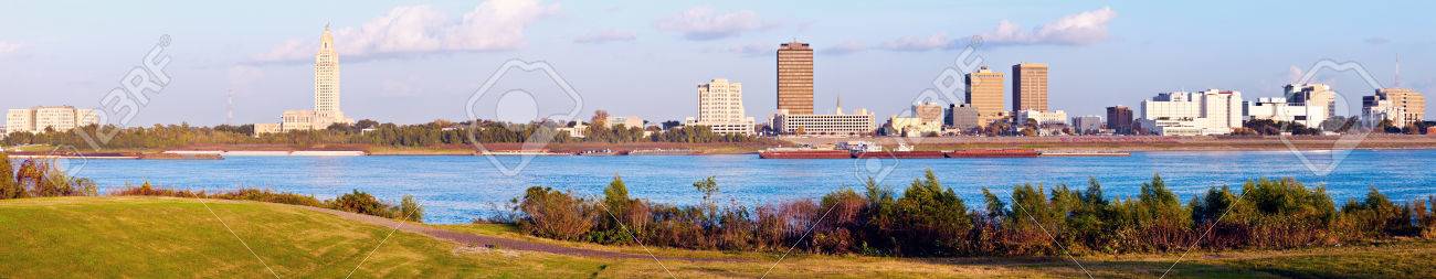 Panoramic Baton Rouge - seen late afternoon - 31490057 Panoramic Baton Rouge - seen late afternoon - 31490057
