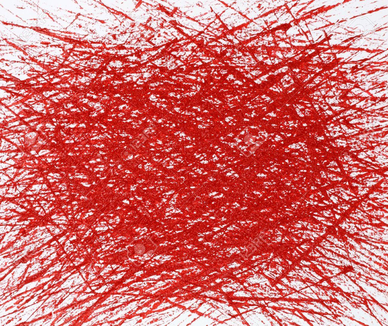 人気の 赤い抽象画 シルエットと線 絵画 - 絵画
