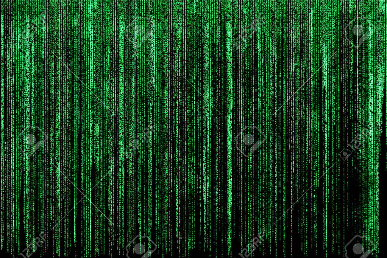 Big green matrix background, computer code with symbols and characters. - 41594620 Big green matrix background, computer code with symbols and characters. - 41594620