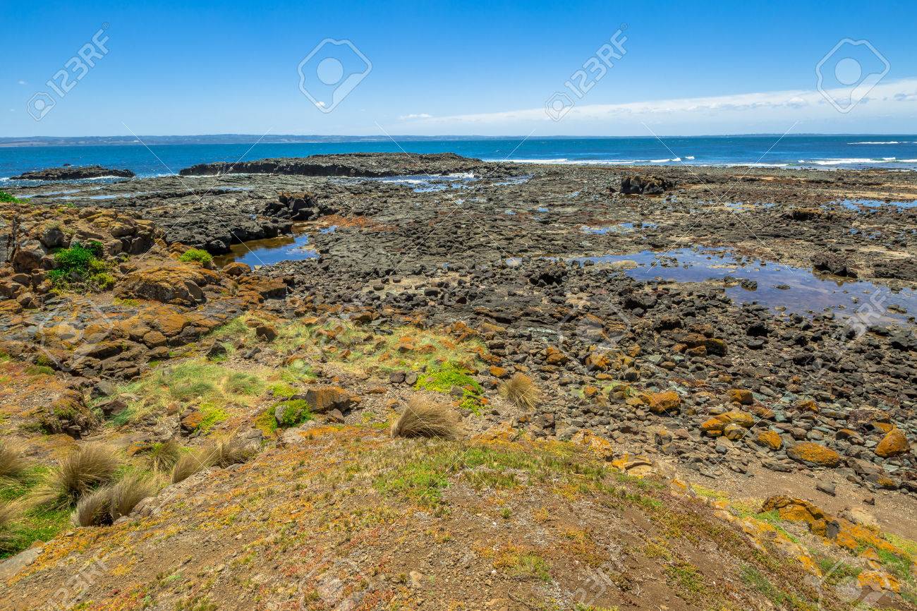 Kitty Miller Bay At Low Tide At Phillip Island Victoria