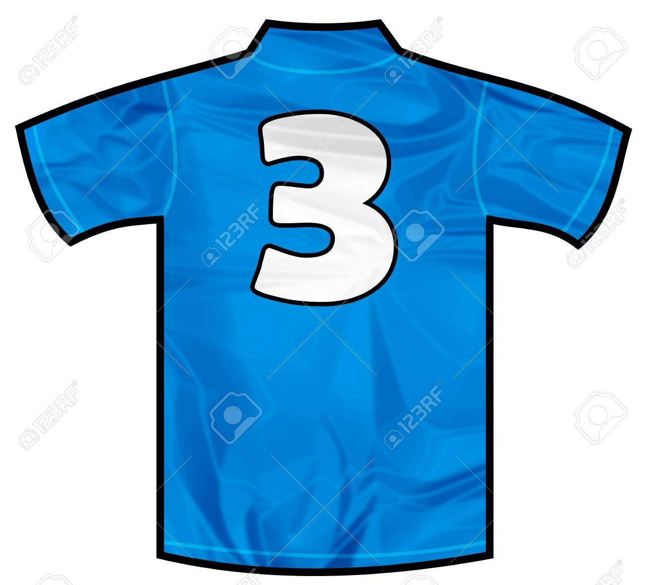 number 3 football