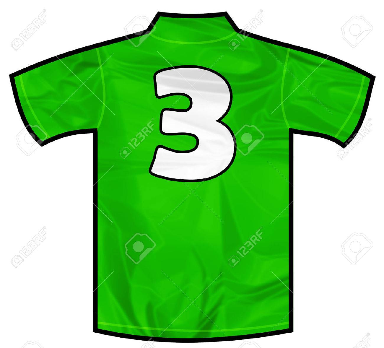 number 3 jersey football