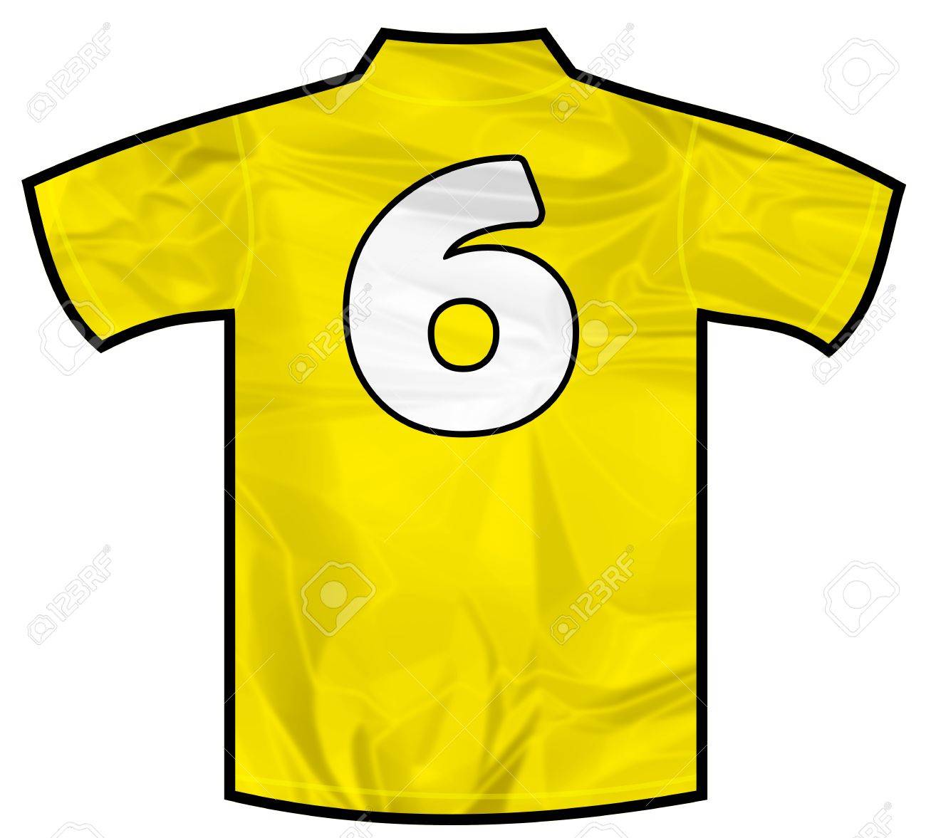 camisetas deportivas amarillas