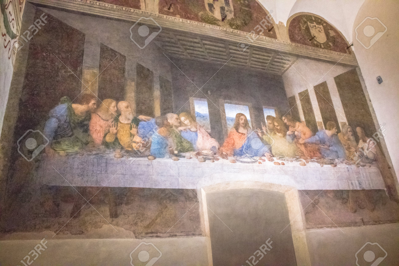 milan italy november 15 2016 close up panorama of the last