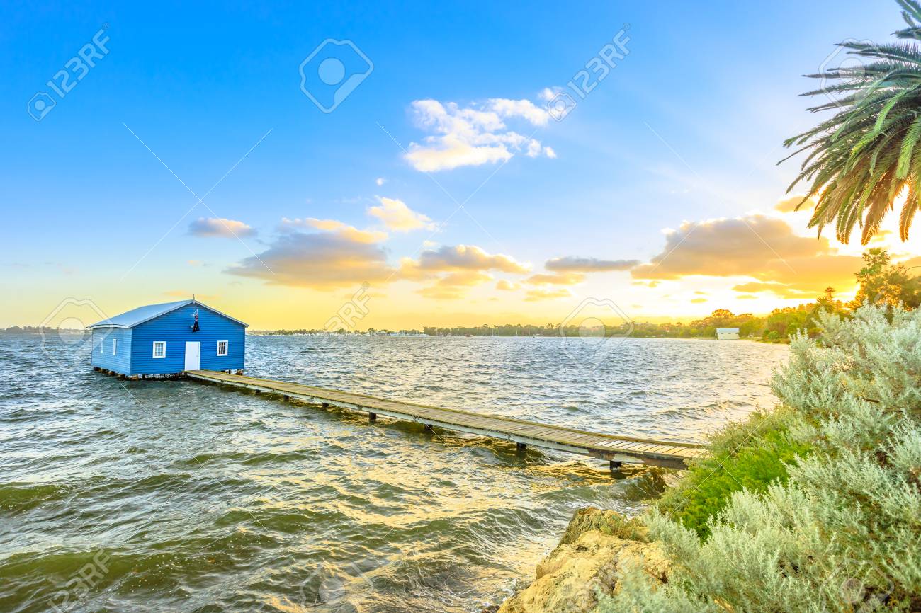 Blue Boat House The Iconic And Most Photographed Perth Landmark