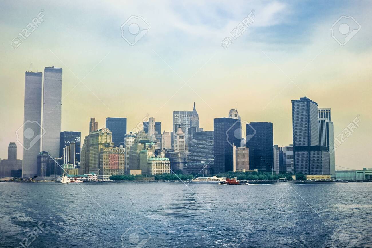 Archival And Historical Cityscape Of New York Skyline From Hudson Stock Photo Picture And Royalty Free Image Image