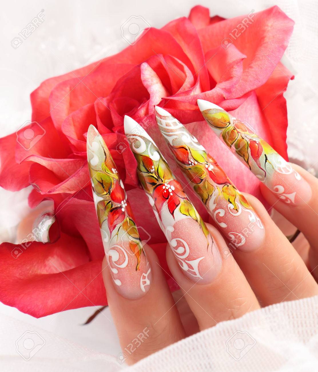 Bridal Nail Art Ideas| [site:name] | Arabia Weddings