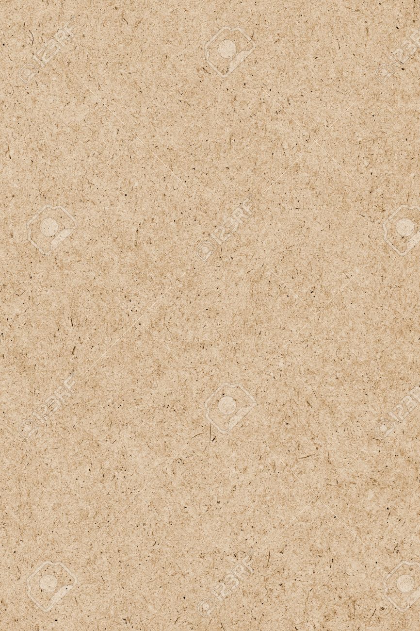 photograph of recycle pale ochre kraft paper coarse grain grunge