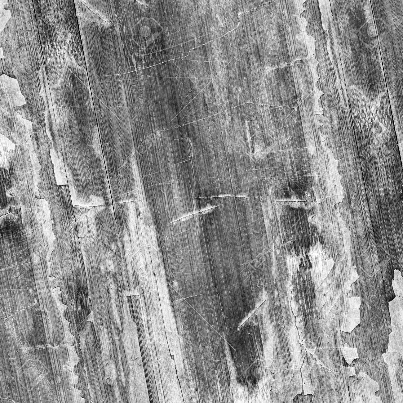 Old Weathered Wood Laminated Flooring Varnished Blockboard Panel