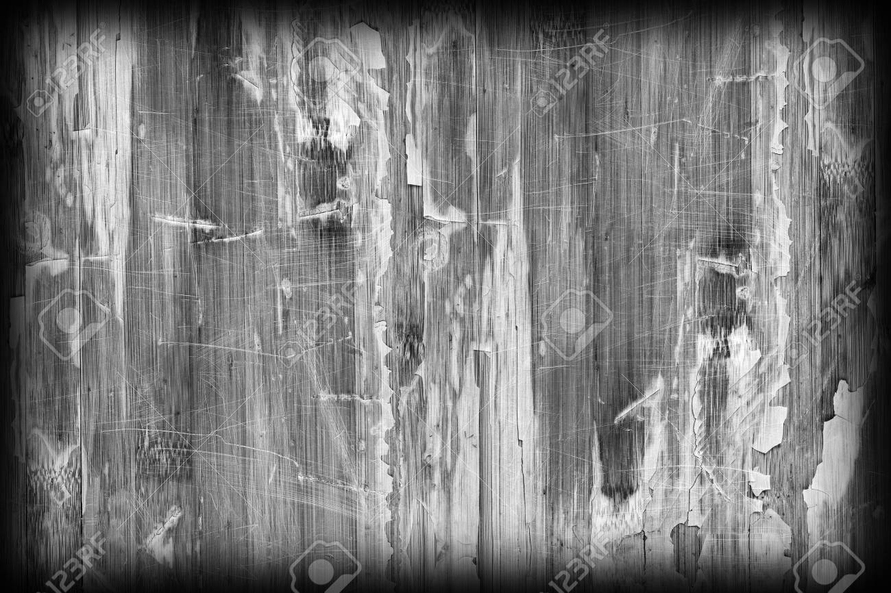 Old Weathered Wood Laminated Flooring Varnished Blockboard Panel