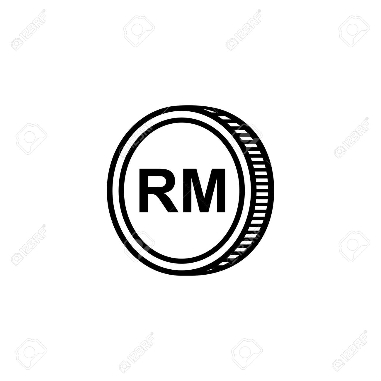 マレーシアの通貨アイコン記号。RM、マレーシアリンギットコイン。ベクターイラストのイラスト素材・ベクター Image 189899177