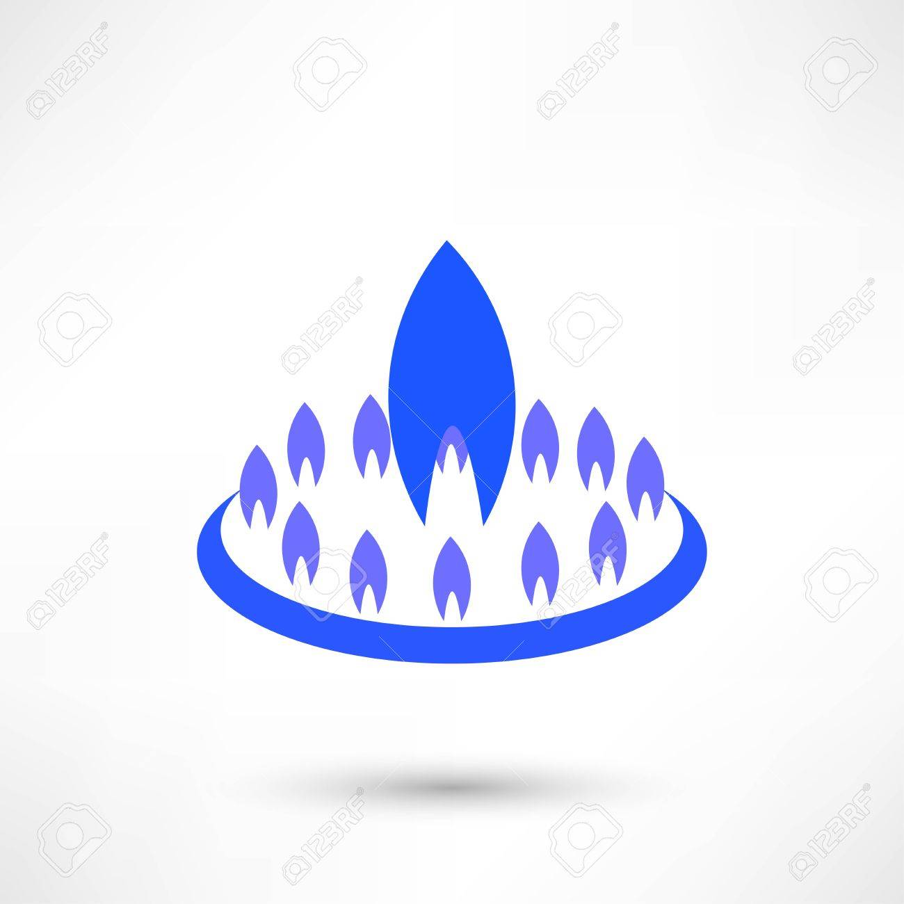 ガス バーナー アイコン のイラスト素材 ベクタ Image