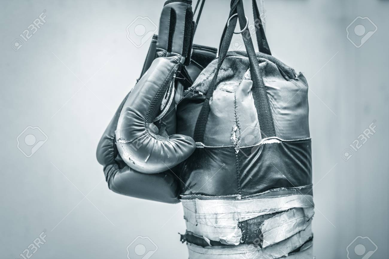 old punching bag