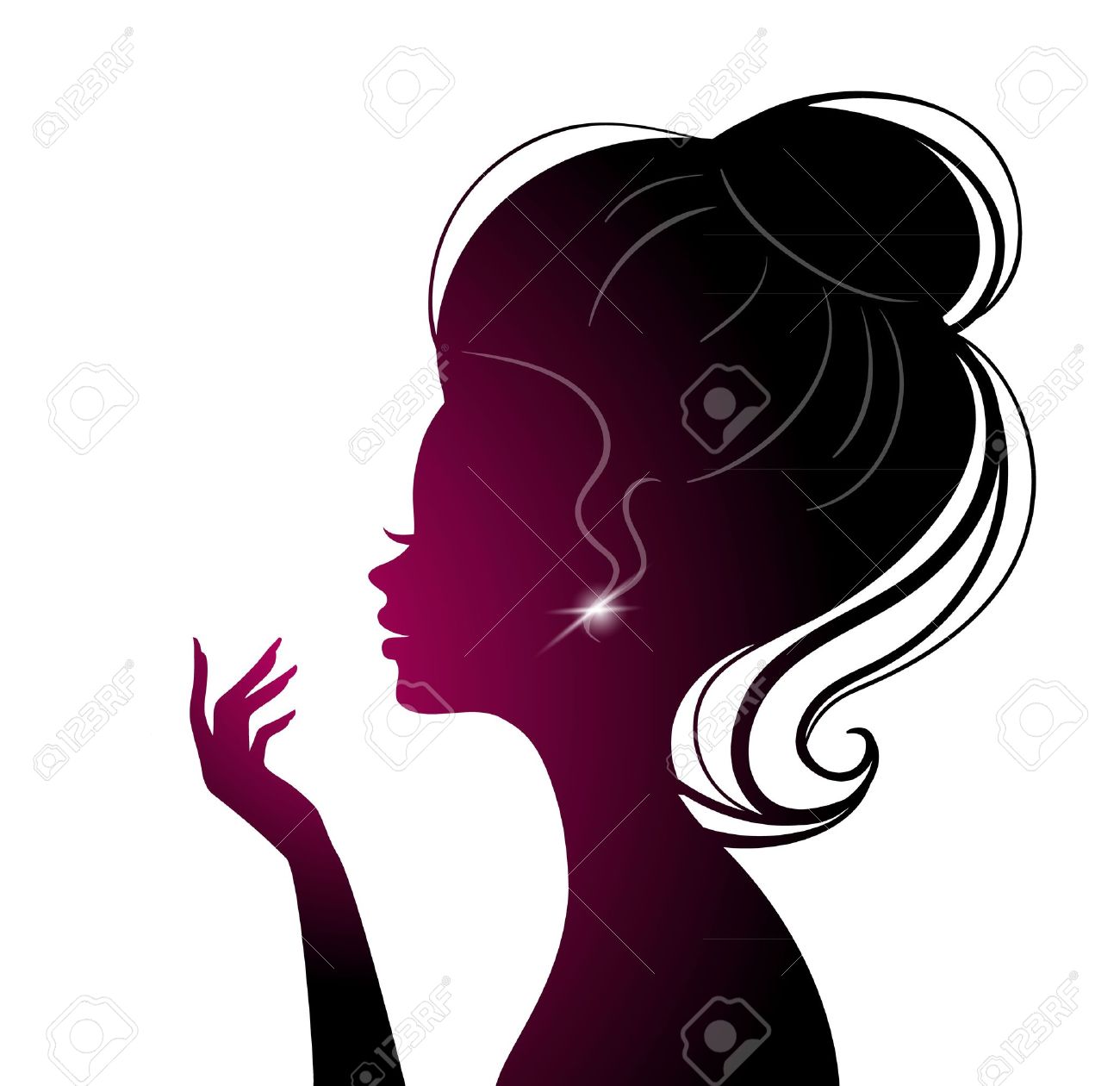 美しさの女性のイラスト のイラスト素材 ベクタ Image