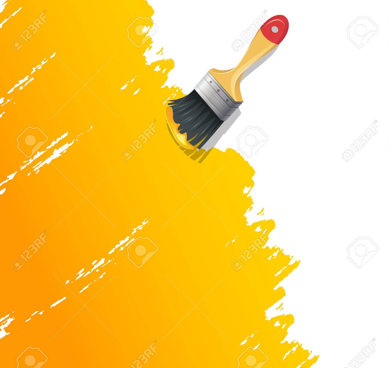 スプラッシュ ペイント ブラシのベクトル イラストのイラスト素材 ベクタ Image