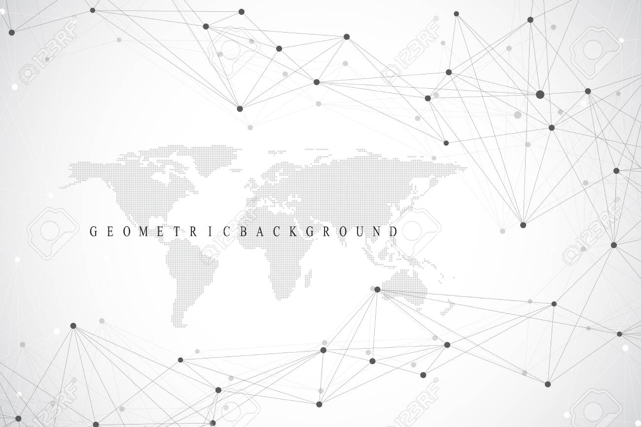 Political World Map with global technology networking concept. Digital data visualization. Scientific cybernetic particle compounds. Big Data background communication. Vector illustration - 100766787 Political World Map with global technology networking concept. Digital data visualization. Scientific cybernetic particle compounds. Big Data background communication. Vector illustration - 100766787