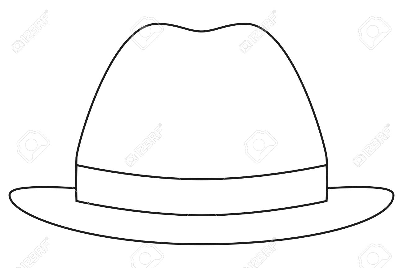 sombrero para colorear
